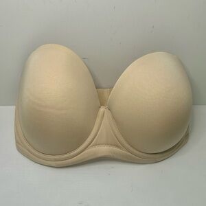 Wacoal Neutral Cream Strapless Bra 34DDD